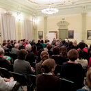 На презентации словаря Богословской антропологии на Покровке присутствовало около 100 человек.